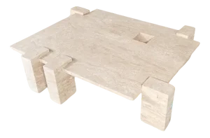 Travertine Coffee Table, Italy
