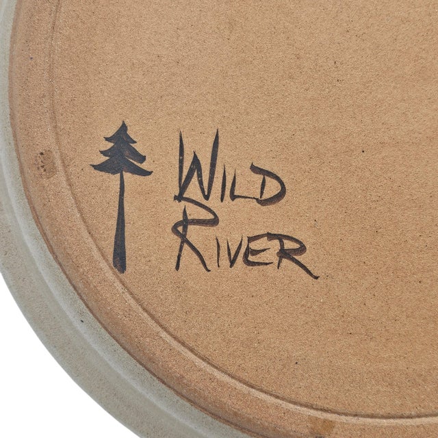 Herb Roth Wild River Studio Stoneware Charger Plate 14" For Sale - Image 10 of 10