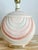 Light Pink Vintage Art Deco Style Lamp in Rainbow Muted Hues - a Pair For Sale - Image 8 of 12