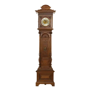 19th Century Johann Wien 90 Day Regulator Clock