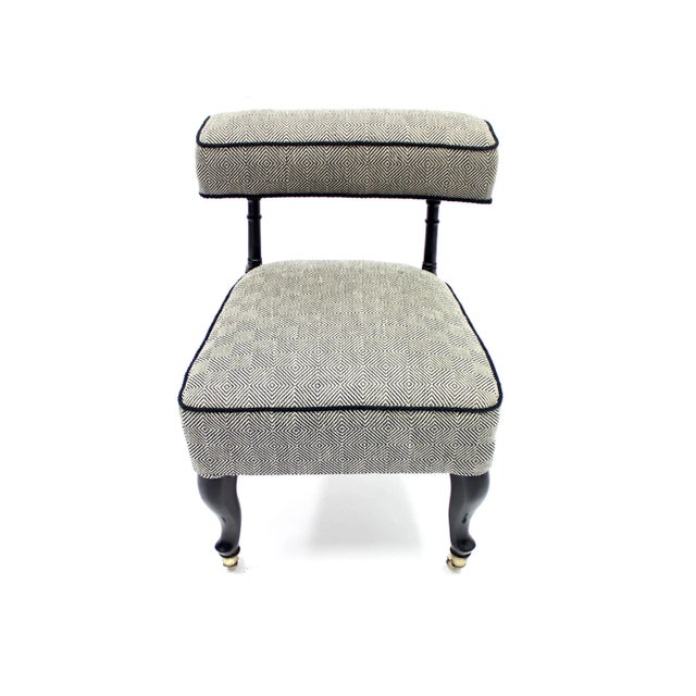 Late 19th Century Ebonized Reading Chair on Castors For Sale - Image 6 of 13