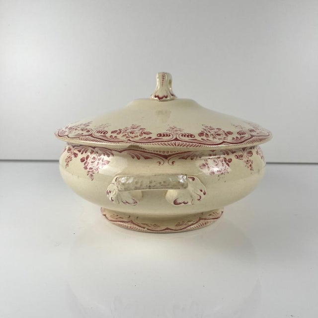 Ironstone Tureen by H. Boulenger & Cie., 1890s For Sale - Image 4 of 16