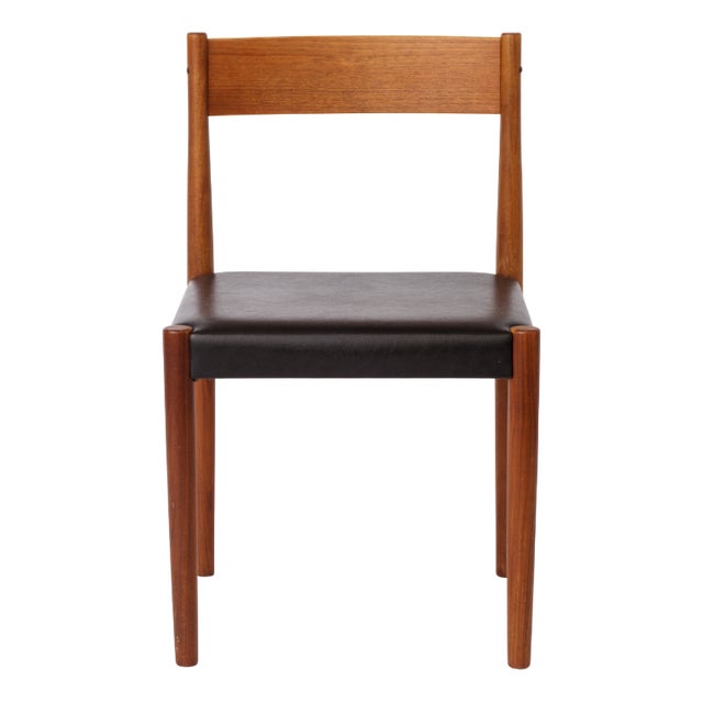 Vintage Teak Dining Chair by Poul M. Volther for Frem Røjle, 1960s For Sale