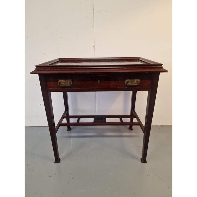 Art Deco Table with Drawer For Sale - Image 4 of 7