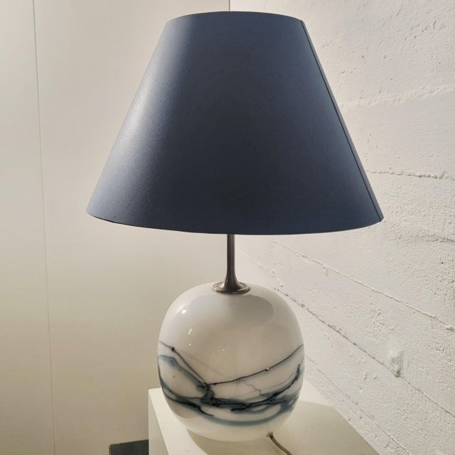 1980s Sakura Table Lamp by Michael Bang for Holmegaard, Denmark, 1980s For Sale - Image 5 of 15