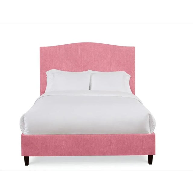 Not Yet Made - Made To Order Hazel Twin Headboard, Rose Linen For Sale - Image 5 of 5