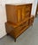 Mid 20th Century Mid-Century Two Piece Walnut and Burl Diamond Front High-Boy Dresser For Sale - Image 5 of 18