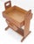 Unusual Solid Colonial Maple Gallery Top Side End Table One Drawer MINT For Sale - Image 12 of 16