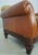 Animal Skin Pair of Hickory White Leather and Fabric Club Chairs For Sale - Image 7 of 18