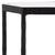 Spritely Home Galvin Marble Top Drink Table in Black with White Marble Top For Sale - Image 4 of 8