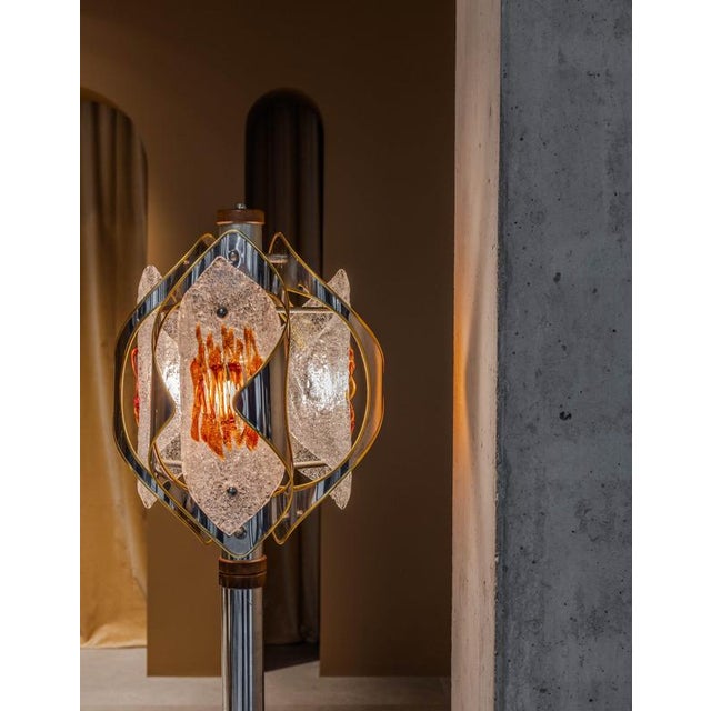 Vintage Floor Lamp by Toni Zuccheri for Mazzega, 1970s For Sale - Image 3 of 6