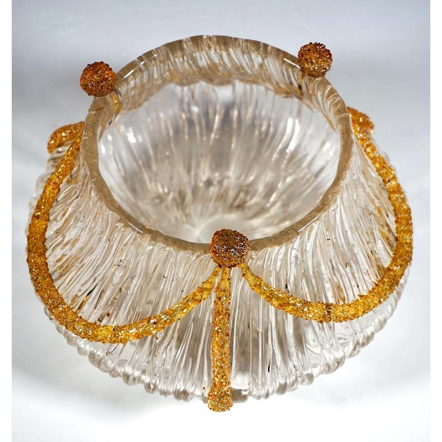 Art Nouveau Texas Empir Blitz Glass Vase from Loetz, Bohemia, Austria-Hungary, 1905 For Sale - Image 3 of 8