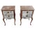 1950s Pair Fornasetti Design Nightstands With Marble Top For Sale - Image 6 of 8