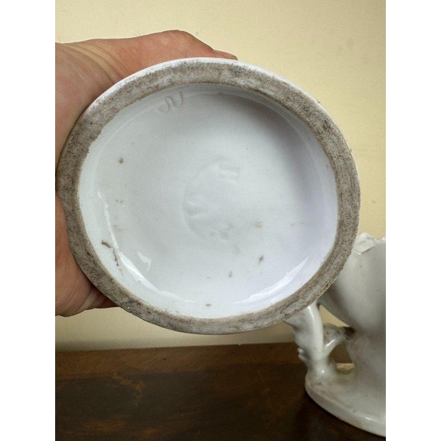 Porcelain Altar Vases in Porcelain, Set of 3 For Sale - Image 5 of 7