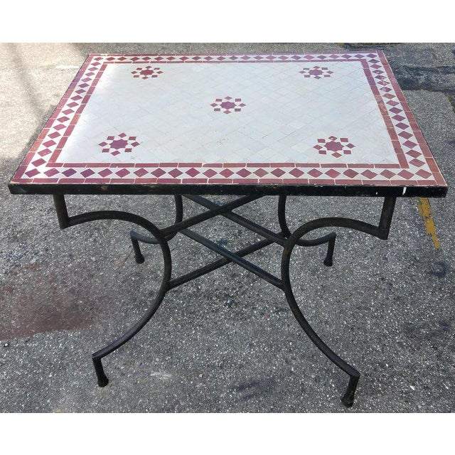 Moroccan Rectangular Mosaic Side Table Chairish