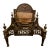 Antique English Fire Coal Grate Fireplace Insert by Thomas Elsley 1880 Neoclassical For Sale