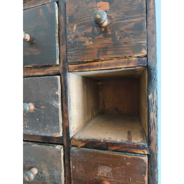 Wood Apothecary Cabinet for Storing Herbs For Sale - Image 7 of 18