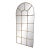 French Architectural Salvage Iron Window Frame Mirror, Circa 1890 For Sale