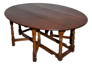 Antique Oak Gateleg Dining Table