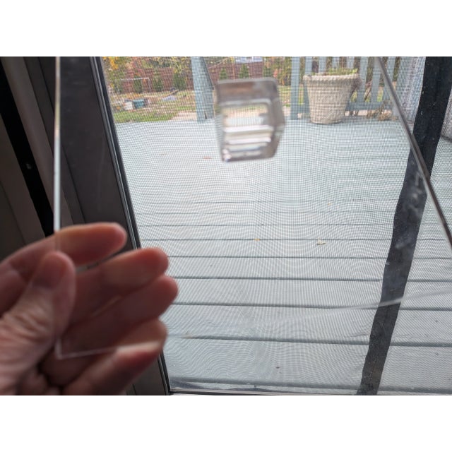 Plastic 1960s Mid-Century Lucite Ice Bucket / Prongs For Sale - Image 7 of 10