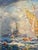 Baby Blue Reynolds Beal, Impressionist Oil Painting, Uss Utah Rockport Mass, American 1928 For Sale - Image 8 of 12