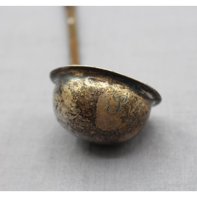 Early 19th Century Small Toddy Ladle With Sterling and Twisted Baleen Handle For Sale - Image 5 of 6