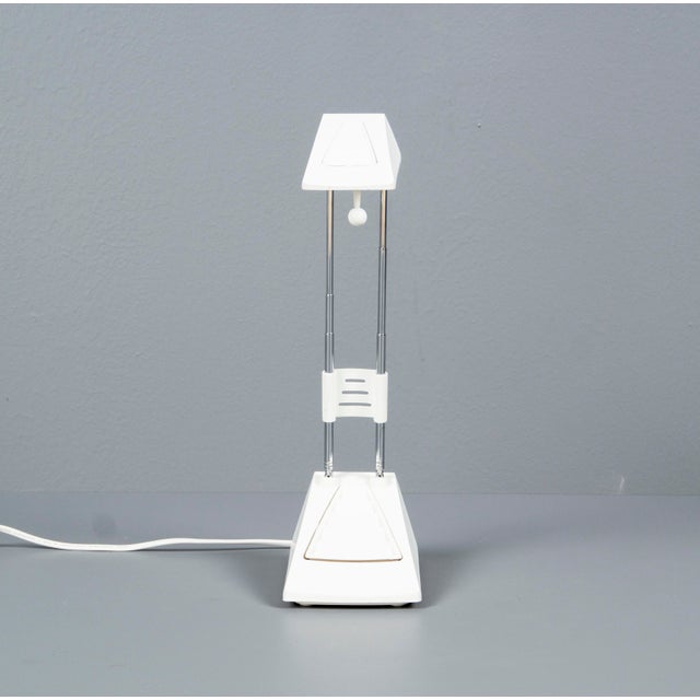 Ivory Small 3743/ 011A Table Light by Franz Hustadt, Germany, 1980s For Sale - Image 8 of 18