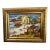 20 Th Century Italian School Impressionist Style Oil on Canvas Seascape View Signed Framed For Sale