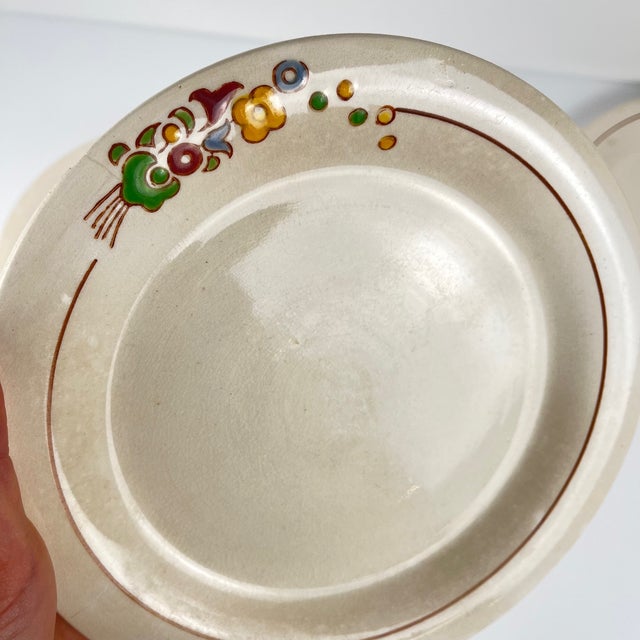 Dessert Plates from Longwy, 1890s, Set of 5 For Sale - Image 14 of 15