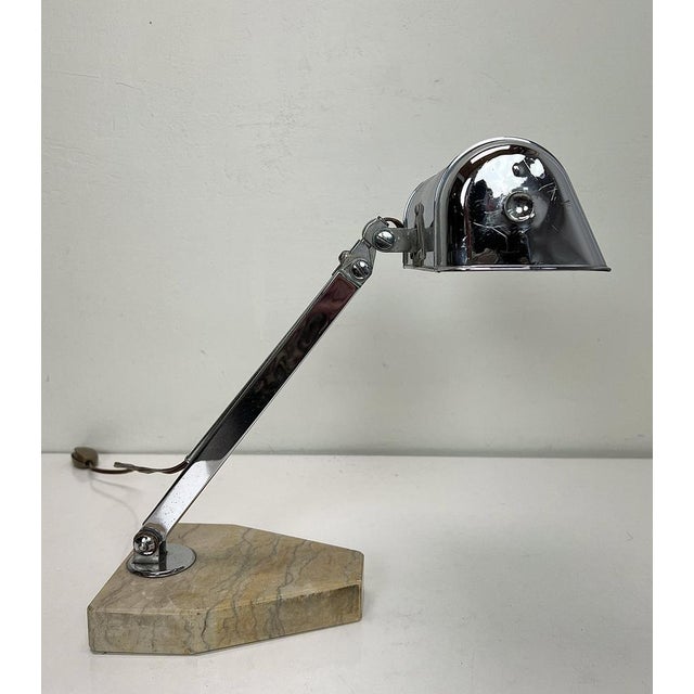 Art Deco French Fare Desk Adjustable Lamp, 1930s For Sale - Image 4 of 18