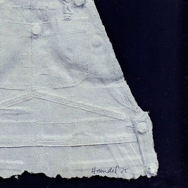 William Haendel, Bill Haendel Americana Cast Paper Relief Sculpture Overalls For Sale - Image 4 of 4