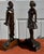 French Art Deco Style Bronze Bookends Flirt Lovers For Sale - Image 4 of 18