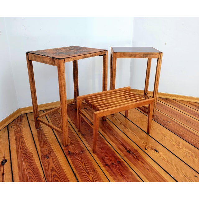 Flowerbed Bench from Thonet, Czechoslovakia, 1960s, Set of 3 For Sale - Image 14 of 15