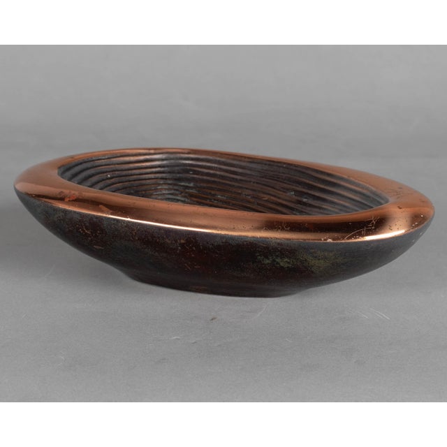 Copper Ben Seibel Copper Jenfred-Ware Thumbprint Bowl For Sale - Image 8 of 15
