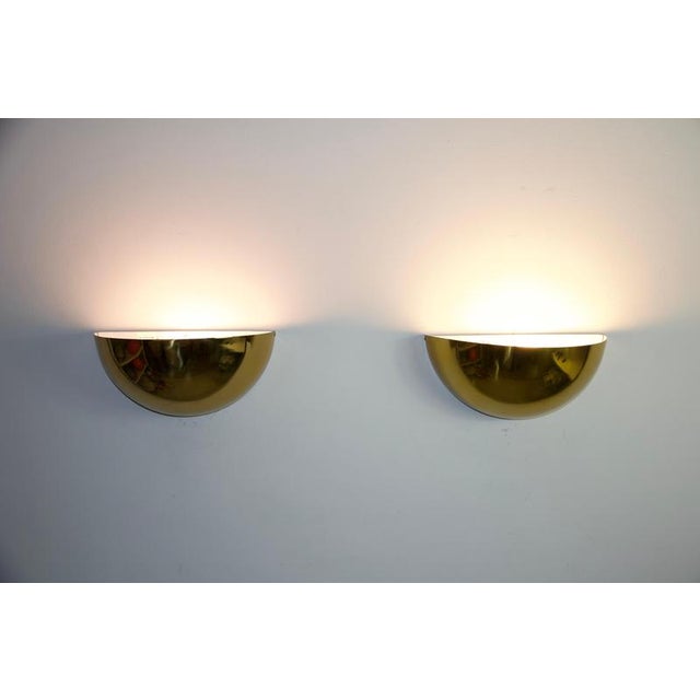 Brass Wall Lamps from Stilnovo, Italy, 1980s, Set of 2 For Sale - Image 12 of 17