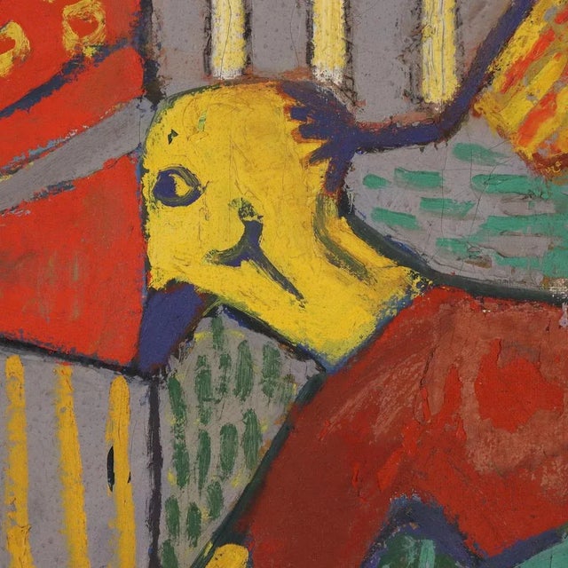 Orazi, Composition, Oil on Canvas For Sale - Image 5 of 12