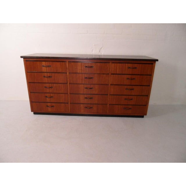 Mid-Century Modern Mid-Century Shop Filing Cabinet with Drawers, 1950s For Sale - Image 3 of 13