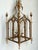 Late 20th Century Vintage Gothic Gilt Lantern For Sale - Image 5 of 6