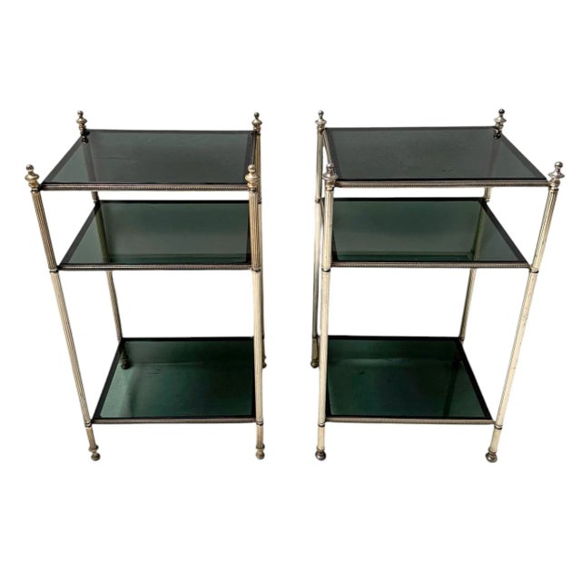 Hollywood Regency Side Tables by Maison Jansen, 1940s, Set of 2 For Sale - Image 10 of 10