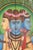 This Vintage Indian Painted Panel is hand-painted by skilled artisans, depicting a traditional Hindu deity in vibrant...