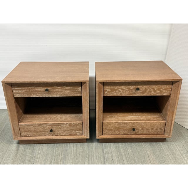 Contemporary West Elm Matias Nightstands, Pair For Sale - Image 3 of 12