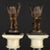 Pair, Grand Tour Neoclassical Bronze & Marble Mounted Blue John Specimen Columns For Sale - Image 4 of 10
