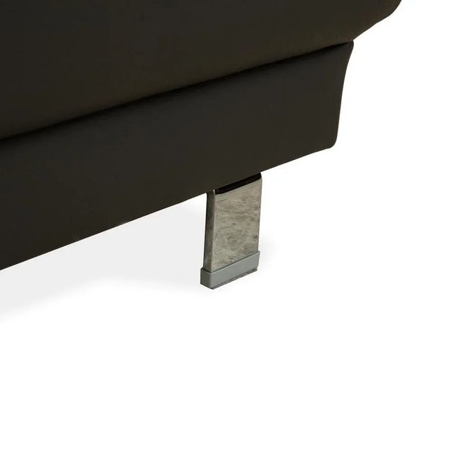 Leather Stool from Ewald Schillig For Sale - Image 4 of 10