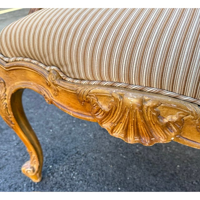 Nice Pair French Style Armchairs or Fauteuils For Sale - Image 11 of 18