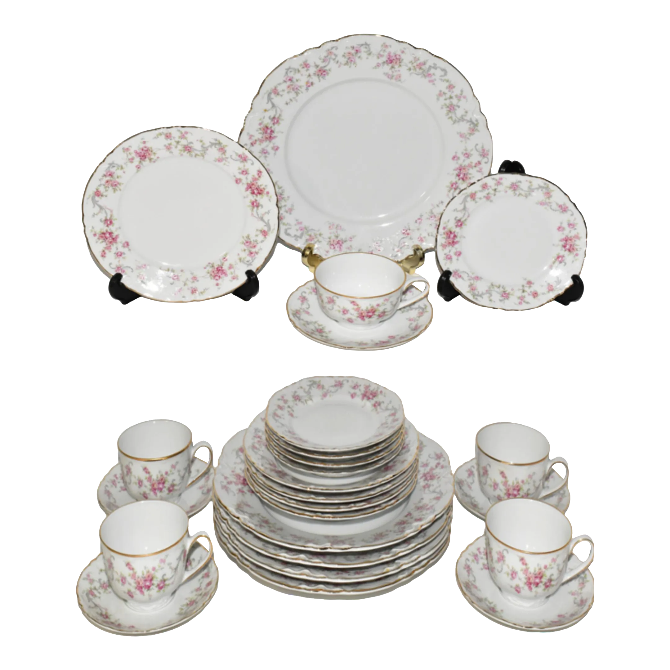 1920s Vintage Hutschenreuther Wallace China Richelieu Pattern