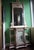 Lovely French Country console table with trumeau mirror. Distressed hand painting with the old crackly paint finish,...