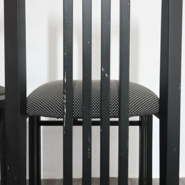 Tris Wooden Throne Chairs by Giorgetti, 1980s, Set of 3 For Sale - Image 12 of 18