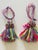Shabby Chic Multicolored Key Tassels 4 S Furniture/Doors For Sale - Image 3 of 5