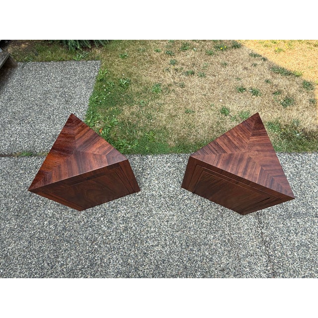 Mid Century Modern Attributed to Jean-Michel Frank's Ingenious Nesting Table For Sale - Image 9 of 12