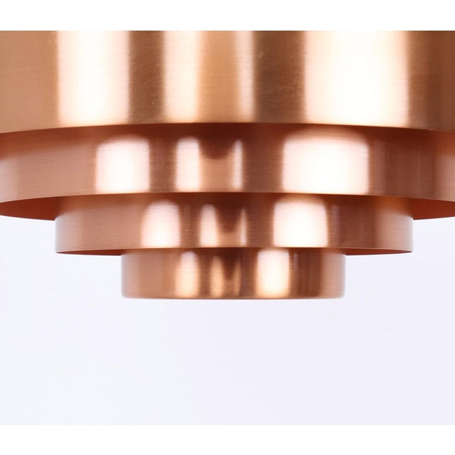 Ultra Pendant Lamp in Copper by Jo Hammerborg for Fog & Mørup, 1960s For Sale - Image 9 of 11